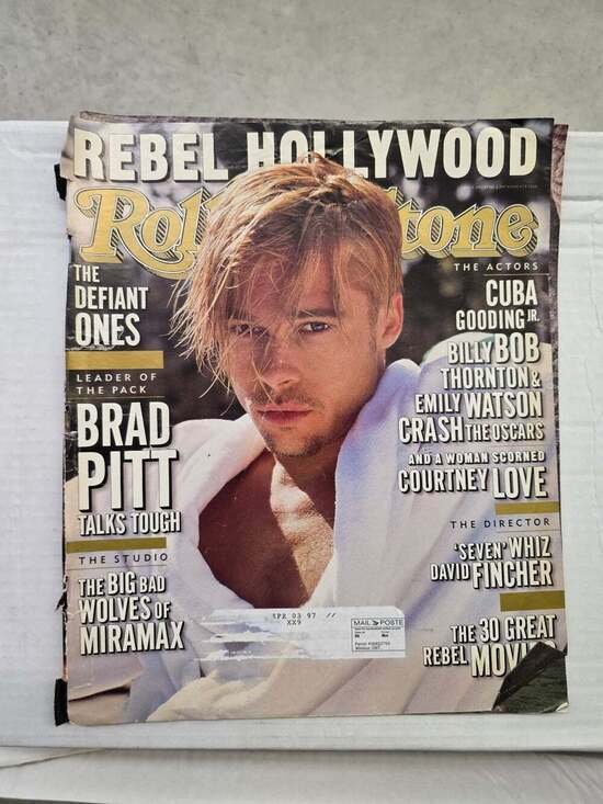 Other - Rolling Stone Magazine April 3 1997 Brad Pitt Rebel Hollywood RS757